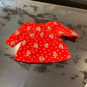 baby girl red dress In excellent condition